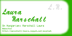 laura marschall business card